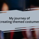 My journey of creating themed costumes